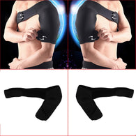 Adjustable Breathable Gym Sports Care Single Shoulder Support Back Brace Guard Strap Wrap Belt Band Pads Black Bandage Men&Women